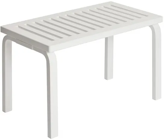 artek 153 Bænk Size B L72,5 cm Hvid Lakeret Birk